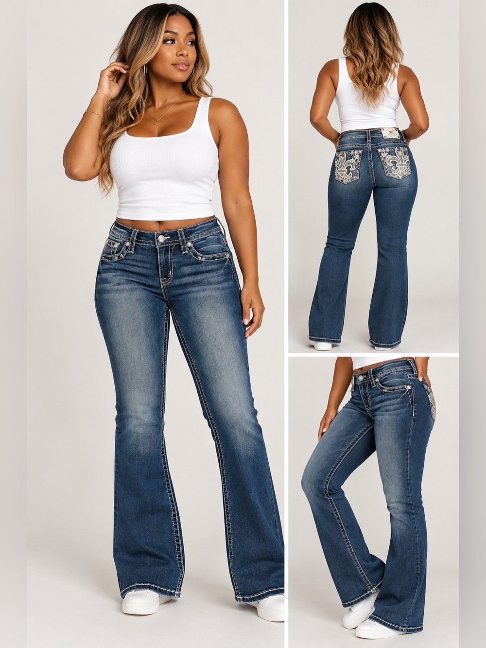 Miss Me Mid Rise Bootcut Jeans